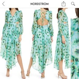 RAHI cutout long sleeve dress!